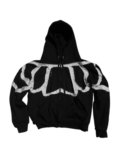 “FAITH RELIC” Zip Up black