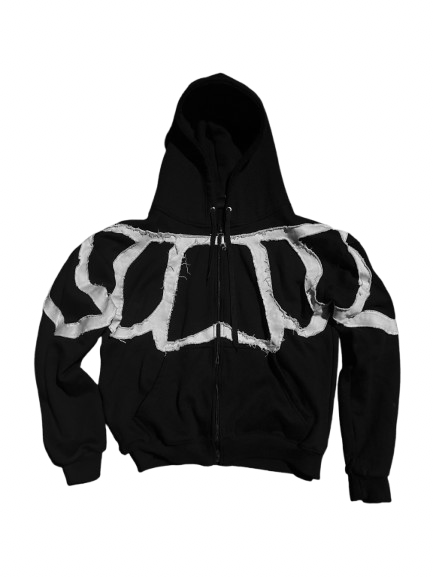 “FAITH RELIC” Zip Up black