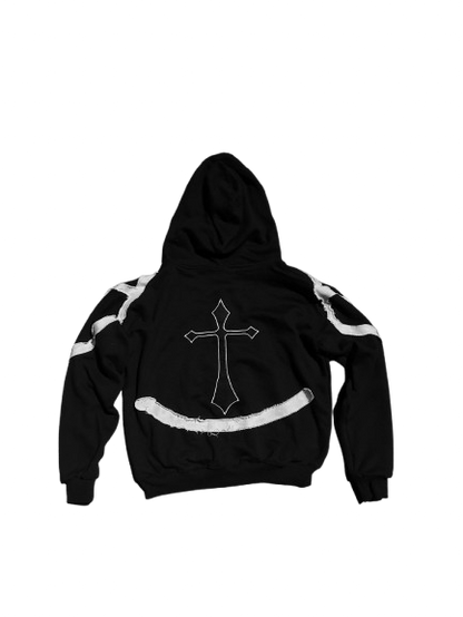 “FAITH RELIC” Zip Up black